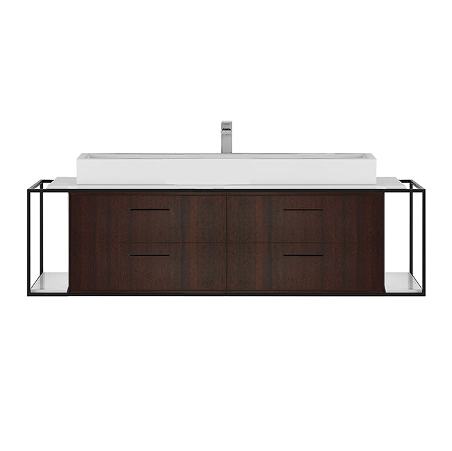 Lacava Linea 60" Wall Mount Under Counter Vanity