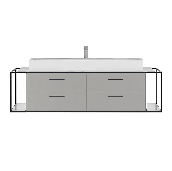 Lacava Linea 60" Wall Mount Under Counter Vanity