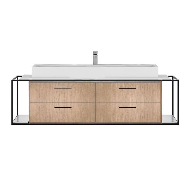 Lacava Linea 60" Wall Mount Under Counter Vanity