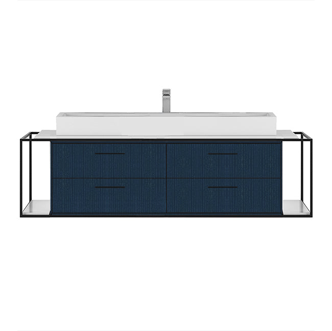 Lacava Linea 60" Wall Mount Under Counter Vanity