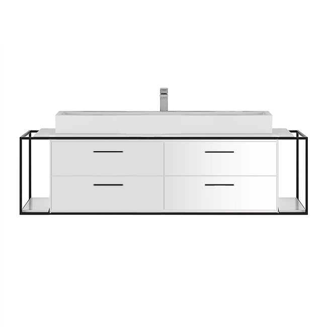 Lacava Linea 60" Wall Mount Under Counter Vanity