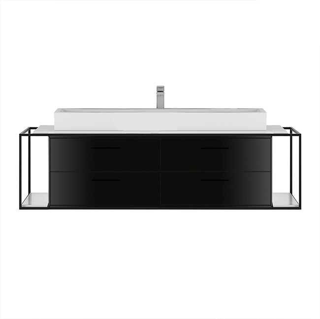 Lacava Linea 60" Wall Mount Under Counter Vanity