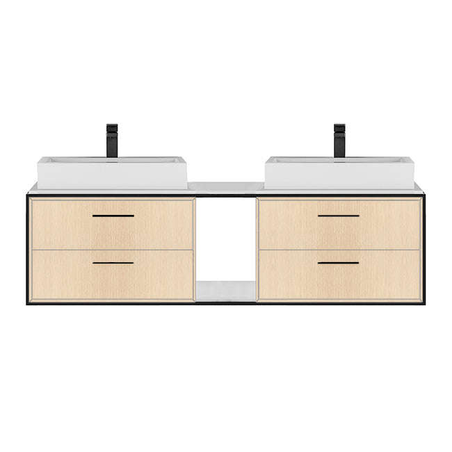 Lacava Linea 60" Wall Mount Under Counter Vanity