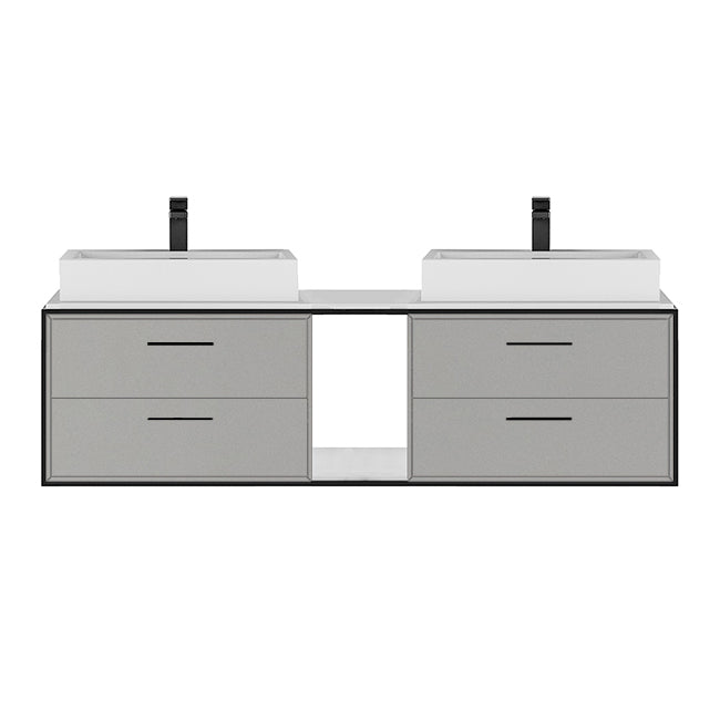 Lacava Linea 60" Wall Mount Under Counter Vanity