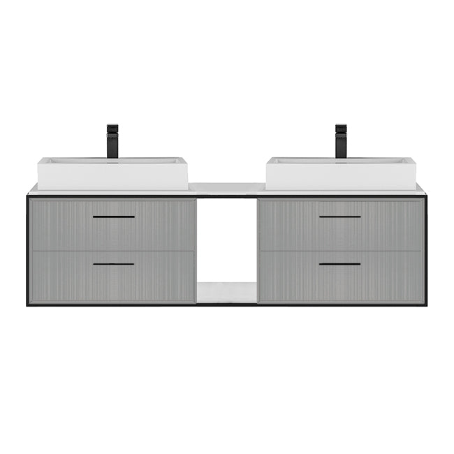 Lacava Linea 60" Wall Mount Under Counter Vanity