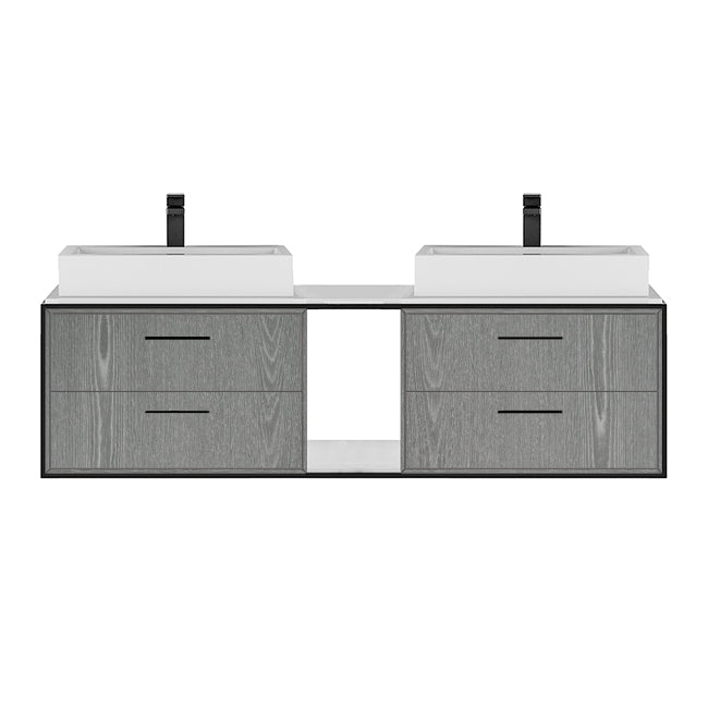 Lacava Linea 60" Wall Mount Under Counter Vanity