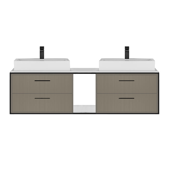 Lacava Linea 60" Wall Mount Under Counter Vanity