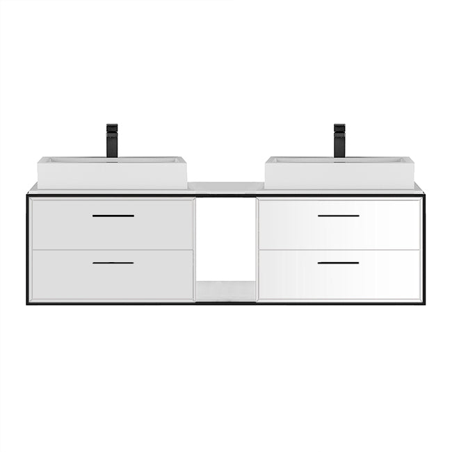 Lacava Linea 60" Wall Mount Under Counter Vanity