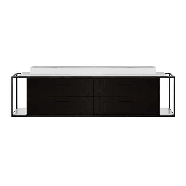 Lacava Linea 72" Wall Mount Under Counter Vanity