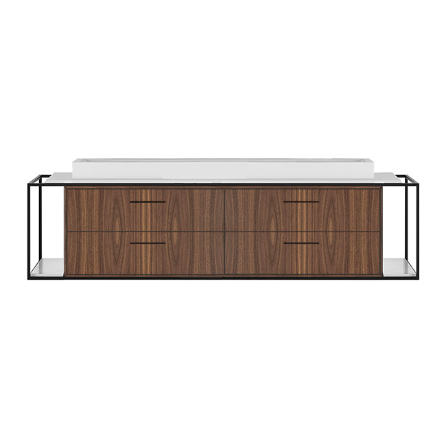 Lacava Linea 72" Wall Mount Under Counter Vanity