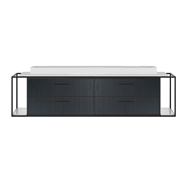 Lacava Linea 72" Wall Mount Under Counter Vanity