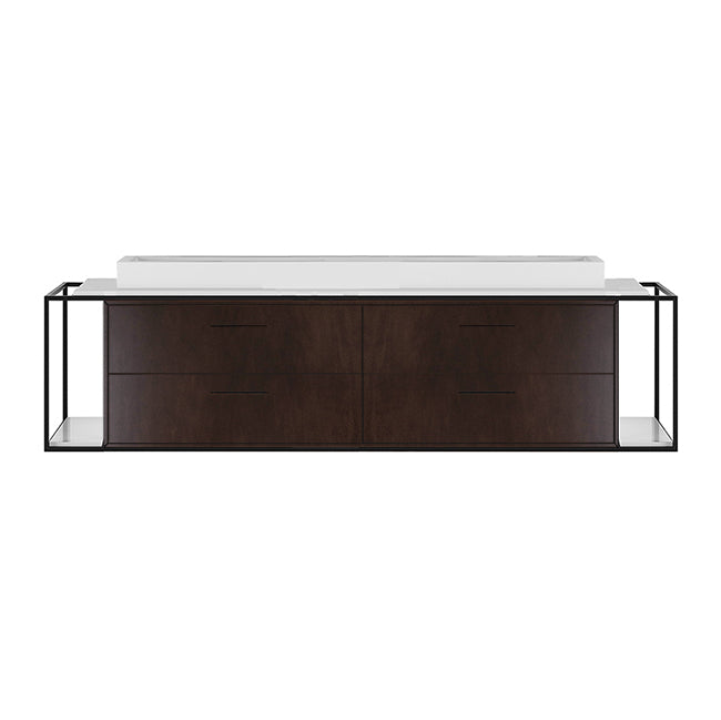 Lacava Linea 72" Wall Mount Under Counter Vanity