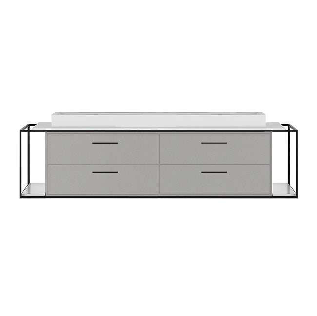 Lacava Linea 72" Wall Mount Under Counter Vanity