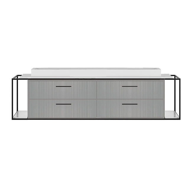 Lacava Linea 72" Wall Mount Under Counter Vanity