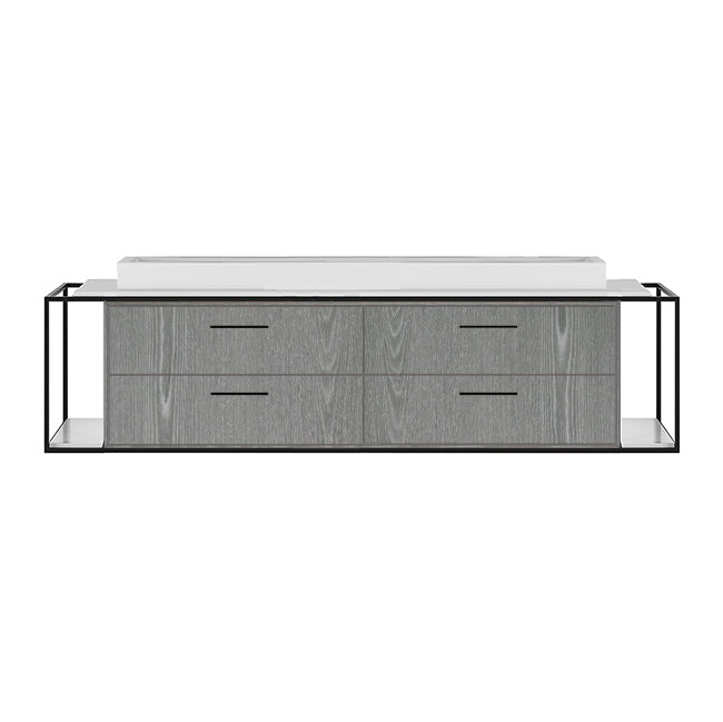 Lacava Linea 72" Wall Mount Under Counter Vanity