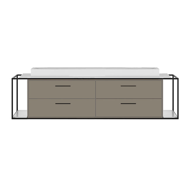 Lacava Linea 72" Wall Mount Under Counter Vanity