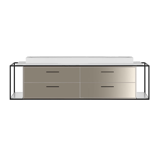 Lacava Linea 72" Wall Mount Under Counter Vanity