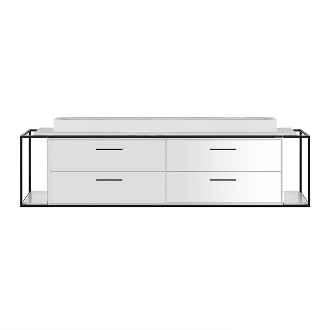 Lacava Linea 72" Wall Mount Under Counter Vanity