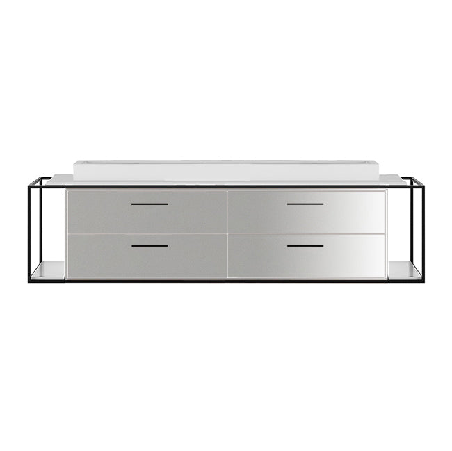 Lacava Linea 72" Wall Mount Under Counter Vanity