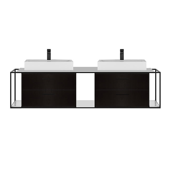 Lacava Linea 72" Wall Mount Under Counter Vanity