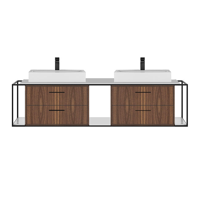 Lacava Linea 72" Wall Mount Under Counter Vanity