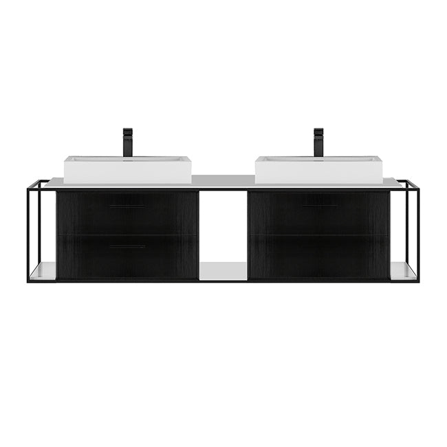 Lacava Linea 72" Wall Mount Under Counter Vanity