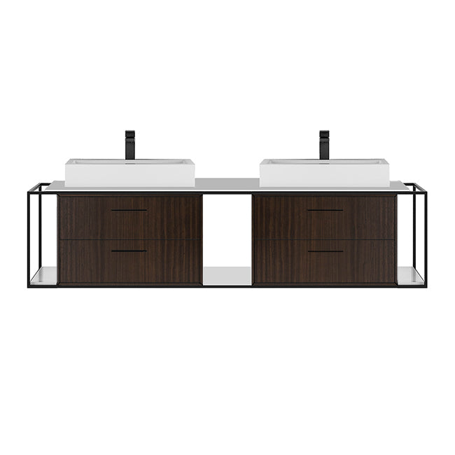 Lacava Linea 72" Wall Mount Under Counter Vanity