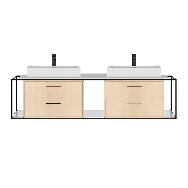 Lacava Linea 72" Wall Mount Under Counter Vanity