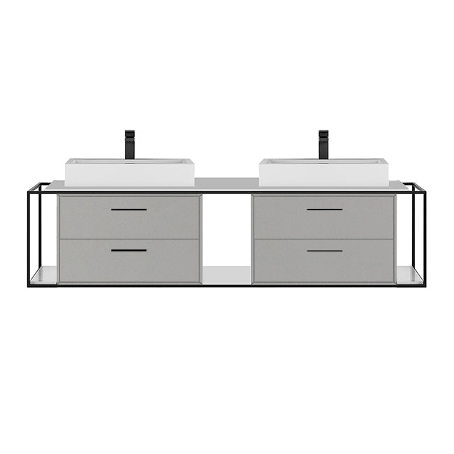 Lacava Linea 72" Wall Mount Under Counter Vanity