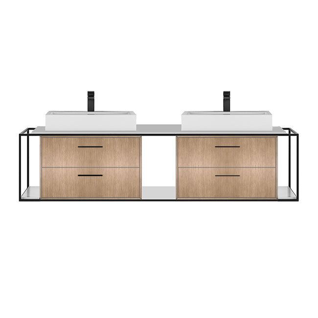 Lacava Linea 72" Wall Mount Under Counter Vanity