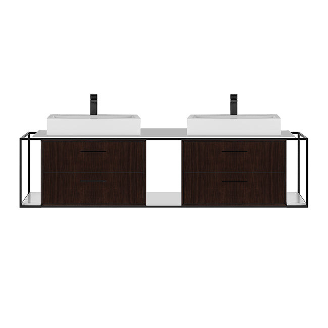 Lacava Linea 72" Wall Mount Under Counter Vanity