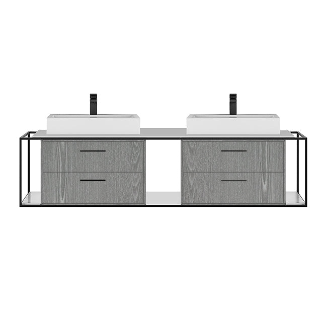 Lacava Linea 72" Wall Mount Under Counter Vanity