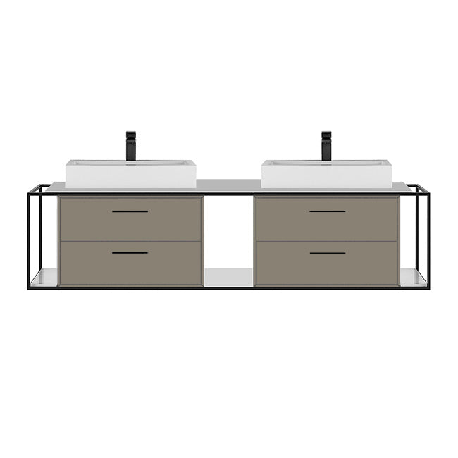 Lacava Linea 72" Wall Mount Under Counter Vanity