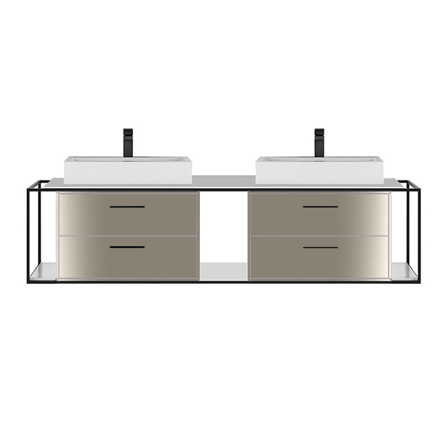 Lacava Linea 72" Wall Mount Under Counter Vanity