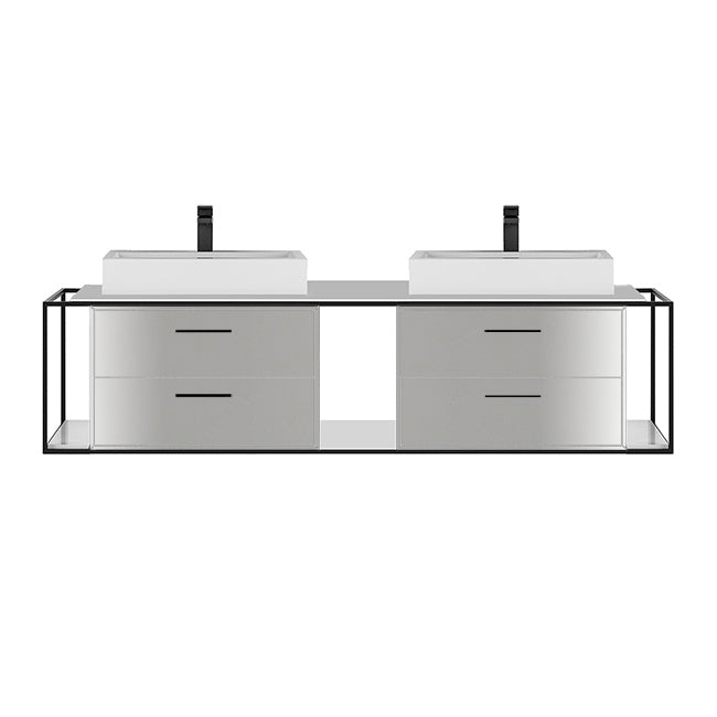 Lacava Linea 72" Wall Mount Under Counter Vanity