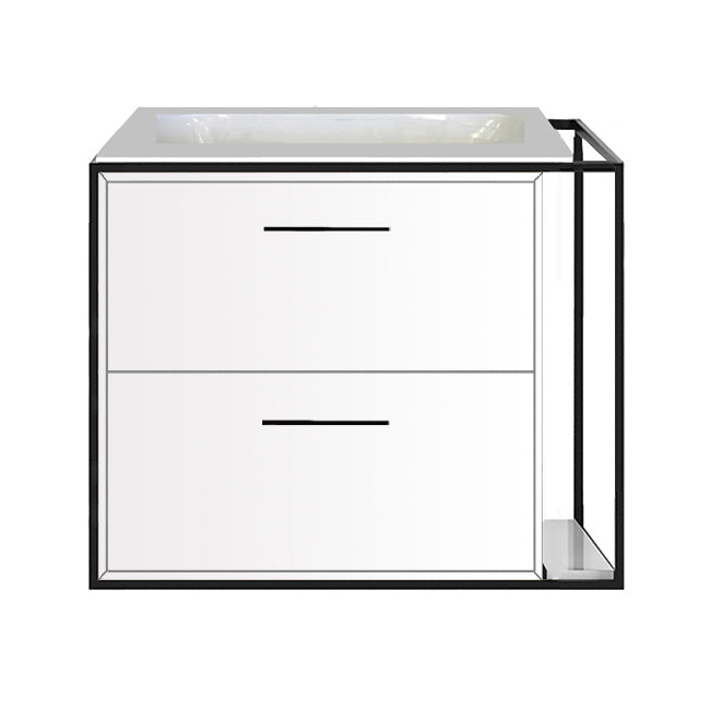 Lacava Linea 24" Wall Mount Under Counter Vanity - Left