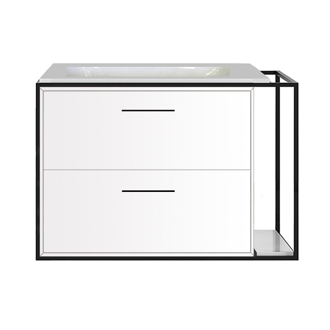 Lacava Linea 30" Wall Mount Under Counter Vanity - Left