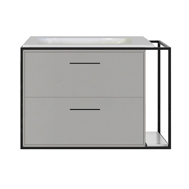 Lacava Linea 30" Wall Mount Under Counter Vanity - Left