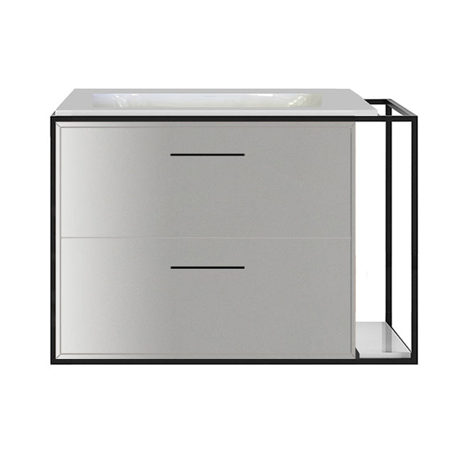 Lacava Linea 30" Wall Mount Under Counter Vanity - Left