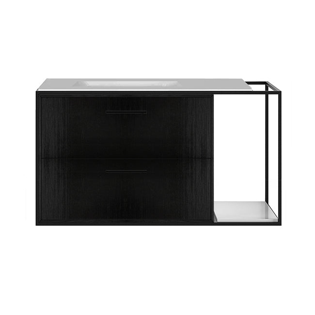 Lacava Linea 36" Wall Mount Under Counter Vanity - Left