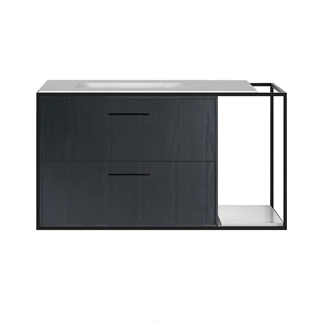 Lacava Linea 36" Wall Mount Under Counter Vanity - Left