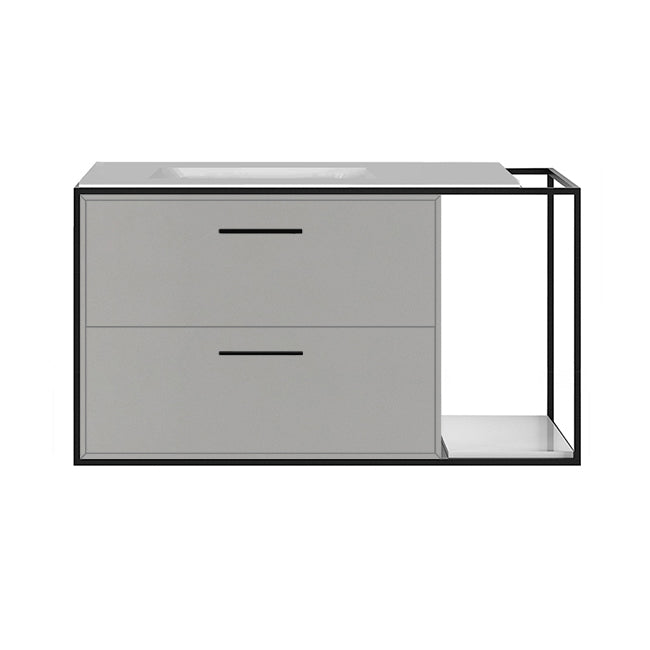 Lacava Linea 36" Wall Mount Under Counter Vanity - Left