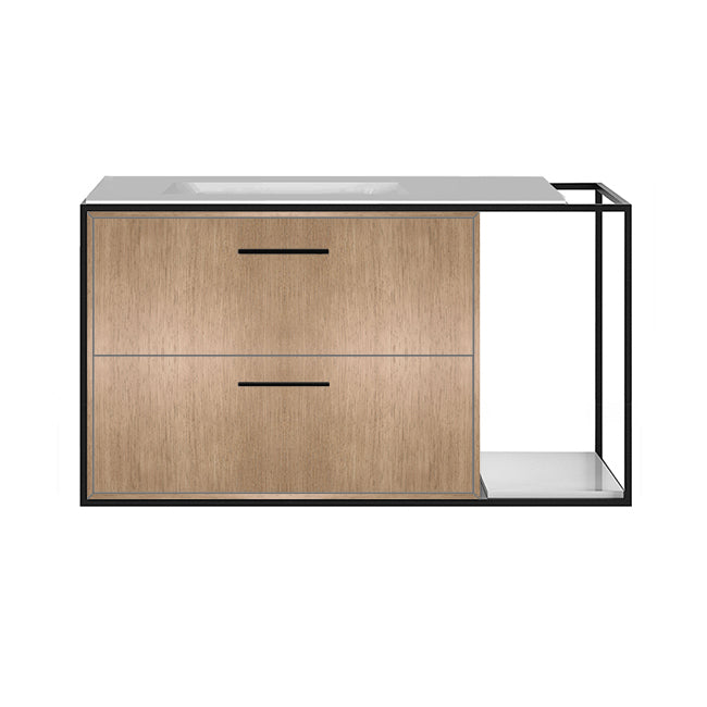 Lacava Linea 36" Wall Mount Under Counter Vanity - Left