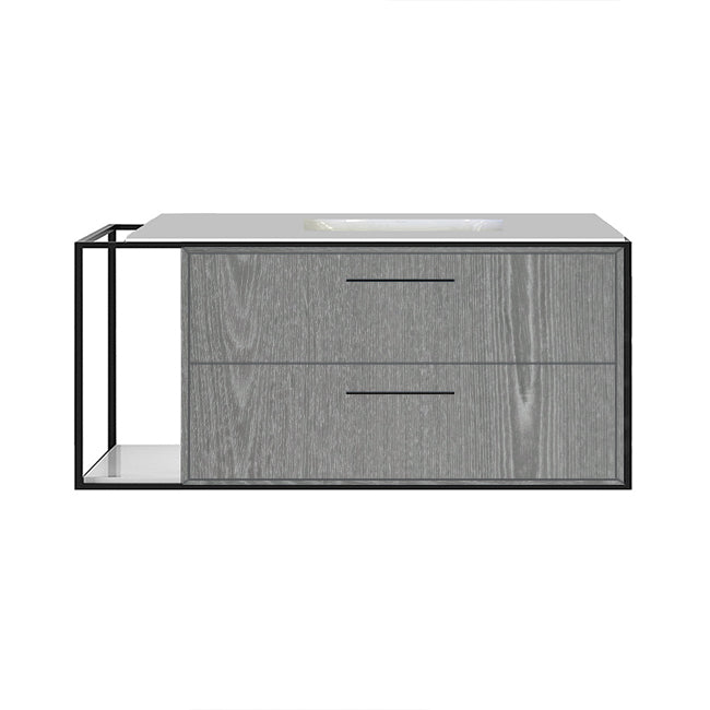 Lacava Linea 48" Wall Mount Under Counter Vanity - Right