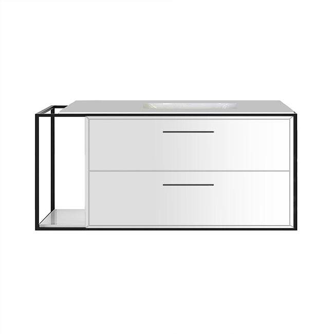 Lacava Linea 48" Wall Mount Under Counter Vanity - Right