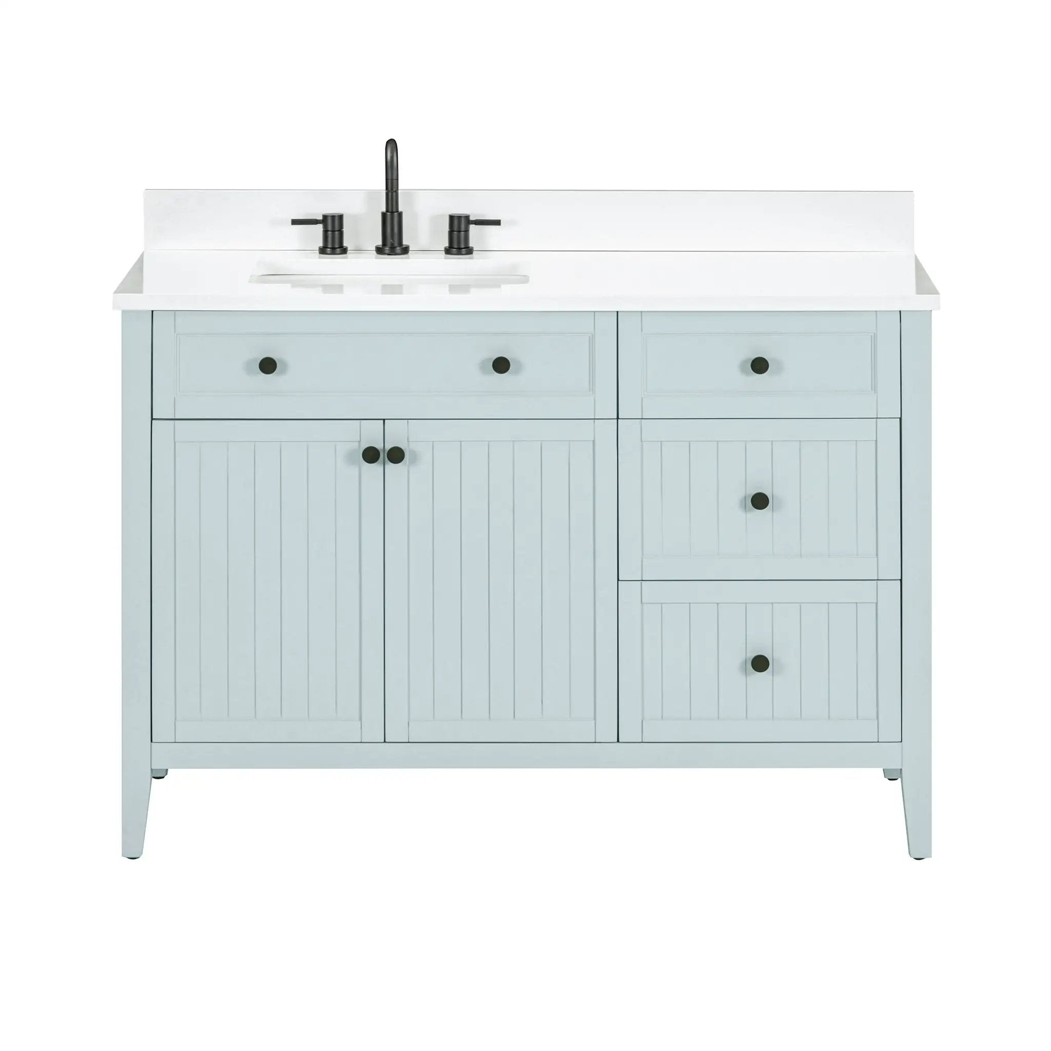 Avanity Layla 49 in. Single Sink Bathroom Vanity Set in Ice Blue by Avanity