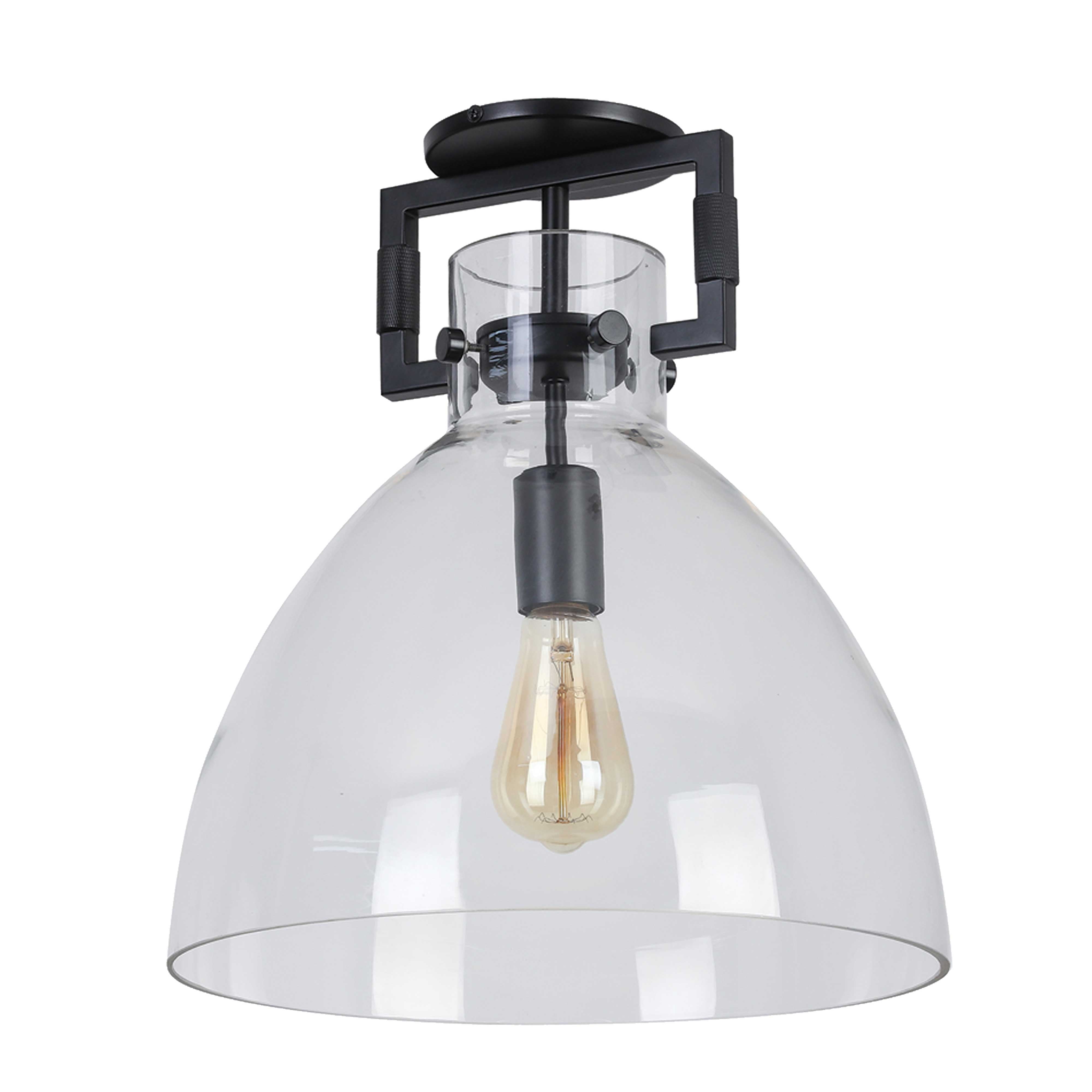 Dainolite 1 Light Incandescent Liberty Semi Flush Mount