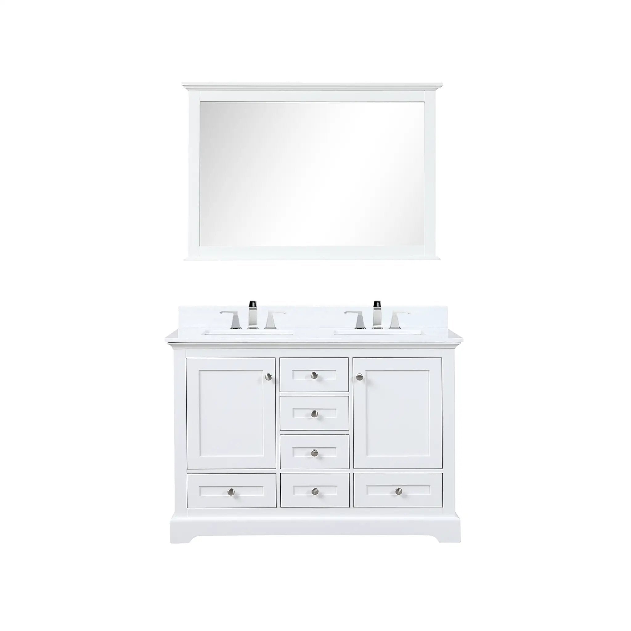 Lexora Dukes 48 in. W x 22 in. D Double Bath Vanity by Lexora