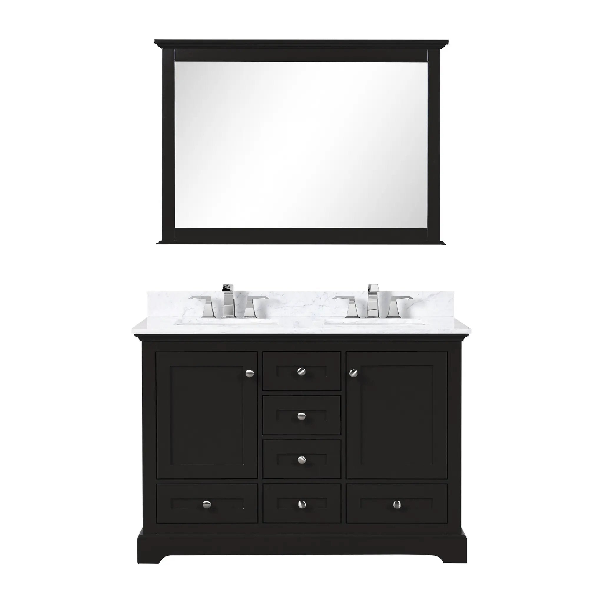 Lexora Dukes 48 in. W x 22 in. D Double Bath Vanity by Lexora