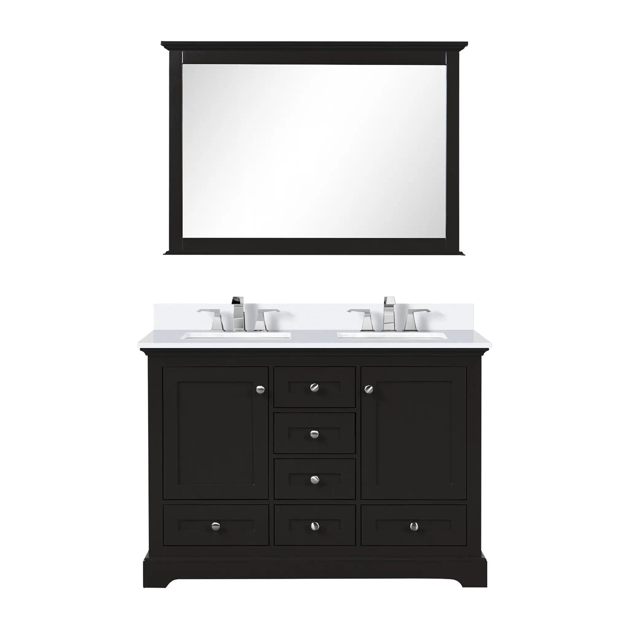 Lexora Dukes 48 in. W x 22 in. D Double Bath Vanity by Lexora